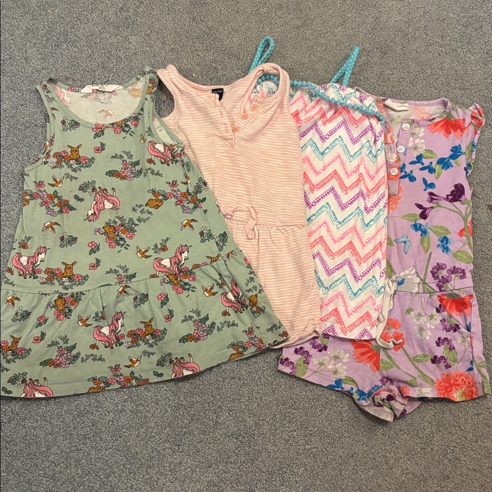 2T toddler girl bundle dress romper summer
